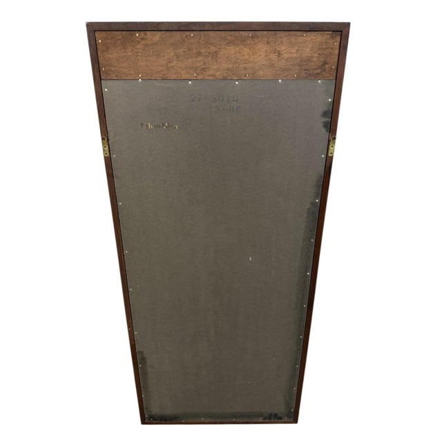 Ethan Allen Vintage Ethan Allen Cherry Wood Wall Mirror For Sale - Image 4 of 4