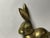 Vintage Solid Brass Bunny Rabbit Figurine For Sale - Image 4 of 12