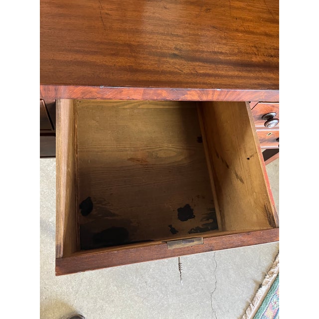 Antique Flame Mahogany Brandy Board For Sale - Image 6 of 12