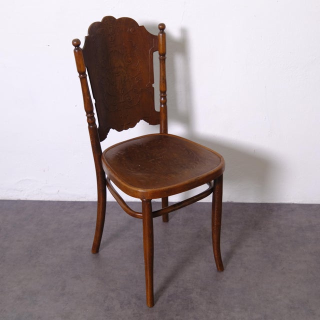 Antique Chair in Bent Beech Wood from Jacob & Josef Kohn, 1890s For Sale - Image 9 of 18