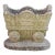 Mid-20th Century English Cast Stone Mine Shaft Cart Form Planter For Sale