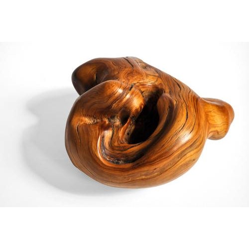 S1271 Decorative Object in Olive Wood by Jörg Pietschmann For Sale - Image 7 of 9