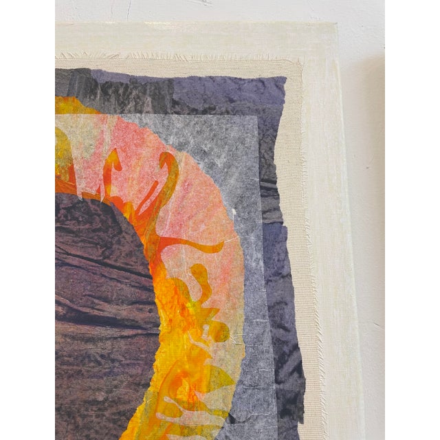 Maria Donata Papadia, Sun, Mixed Media Paper Collage For Sale - Image 4 of 12