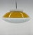 Mid-Century Milk Glass & Metal Ufo Pendant, Czechoslovakia, 1970s For Sale - Image 4 of 11