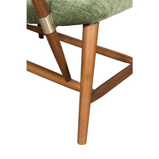 Olive Vintage Pizzetti Roma Chairs, 1950s, Set of 4 For Sale - Image 8 of 16