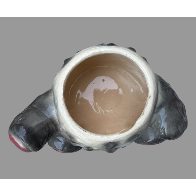 Vintage Brush McCoy Figural Panda Bear Cookie Jar For Sale - Image 6 of 12