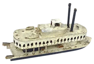 Antique Model River Steam Boat