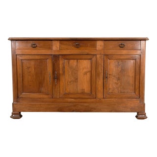 French 19th Century Walnut Louis Phillipe Enfilade For Sale