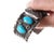 7" Heavy Sterling and turquoise Navajo watch cuff For Sale In Austin - Image 6 of 11