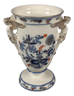 Paris Royal Porcelain Vase with Angel Handles, 1960s