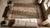 1940s Brown Tiled Squares Cross Antique American Hooked Rug 2'6" X 4'6" Handknotted Wool Carpet For Sale - Image 9 of 9