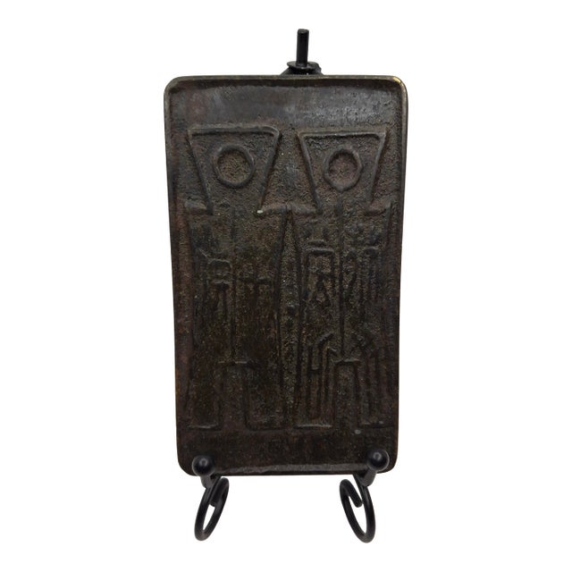 Chinese Bronze Spade Money Casting Mold Anyang Mint Warring States 475-221 Bc For Sale