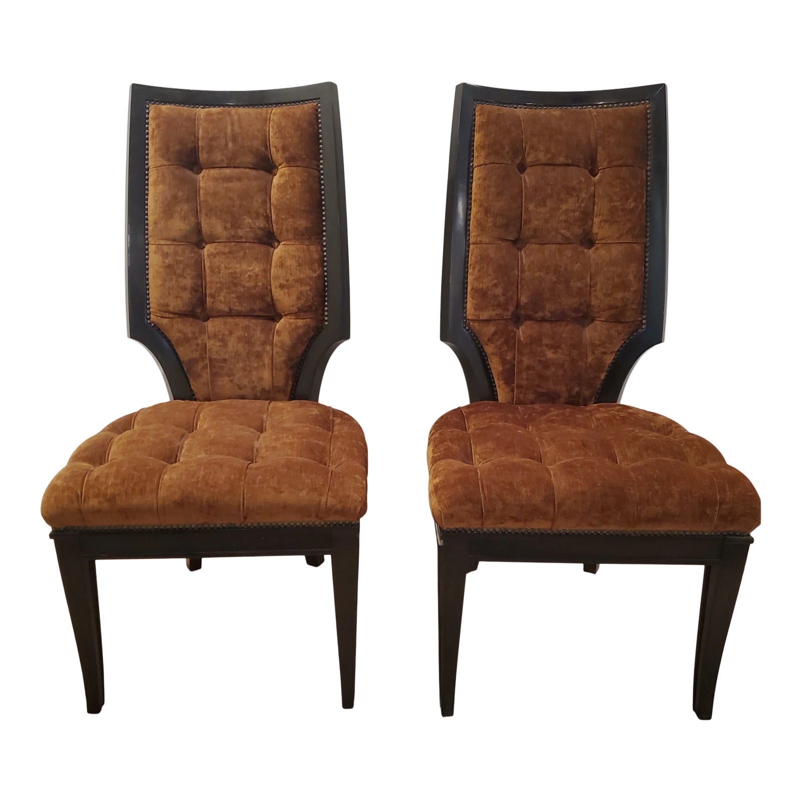 Contemporary Marge Carson Chairs a Pair Chairish