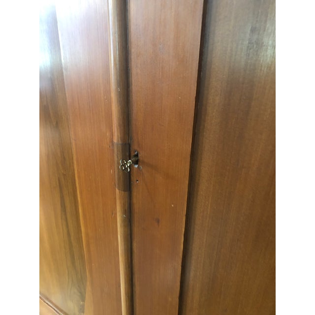 Wood Late 19th Century Victorian Walnut Armoire For Sale - Image 7 of 15