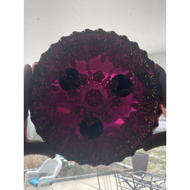 Early 20th Century Early 20th Century Northwood Verre D’Or Carnival Glass — Grape & Cable Pattern For Sale - Image 5 of 13