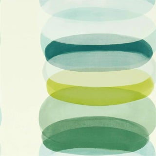 Harlequin Elliptic Wallpaper in Emerald - a Sample For Sale