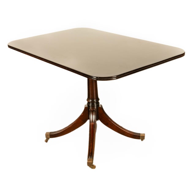 Early 19th Century Antique Tilt Top Georgian Regency Mahogany Pedestal Breakfast Dining Table 1810 For Sale - Image 5 of 17