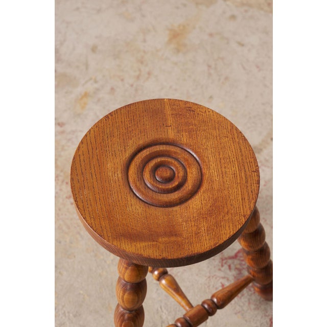 Vintage French Bobbin Stool For Sale - Image 10 of 10