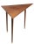 Mid 20th Century Triangle Corner Table After Probber For Sale - Image 14 of 18