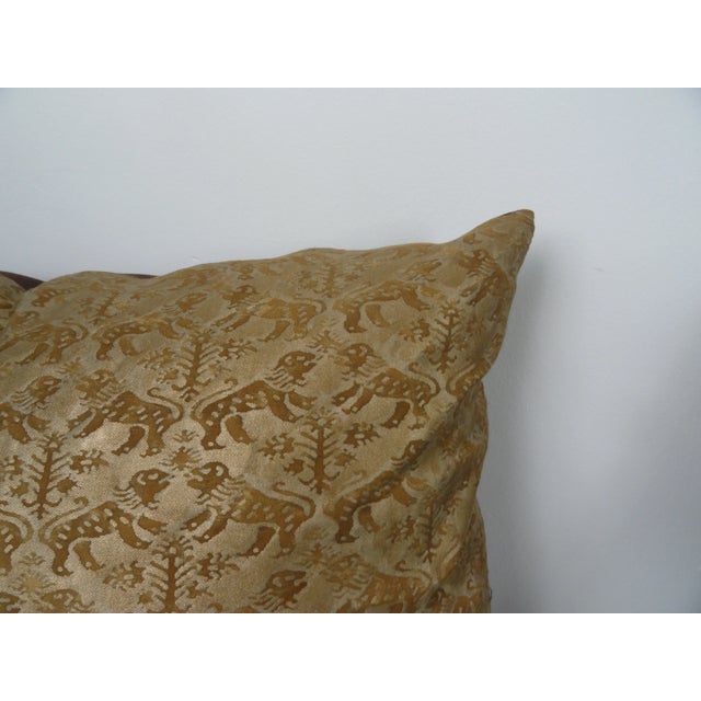 Transitional 1990s Transitional Fortuny Cotton Pillows - a Pair For Sale - Image 3 of 8