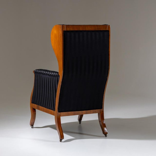 Biedermeier Wingback Chair, 1830 For Sale - Image 4 of 6