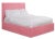 Modern Hadley King Bedframe, Rose Linen For Sale - Image 3 of 4