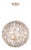 Regina Andrew Cheshire Chandelier Small in Gold Leaf For Sale
