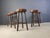 Brutalist Vintage Tree Trunk Bar Stools, 1970s, Set of 5 For Sale - Image 3 of 13