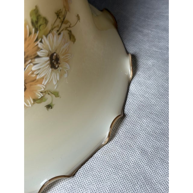 1970s Vintage Floral Glass Pendant Lamp, Italy, 1970s For Sale - Image 5 of 10