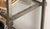 Mid-Century Modern Vintage Italian Bookcase in Satin Metal and Glass, 1970s For Sale - Image 3 of 12