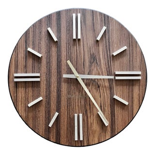 Mid Century Modern “Sphere” Wall Clock | by Seth Thomas Clock Company For Sale