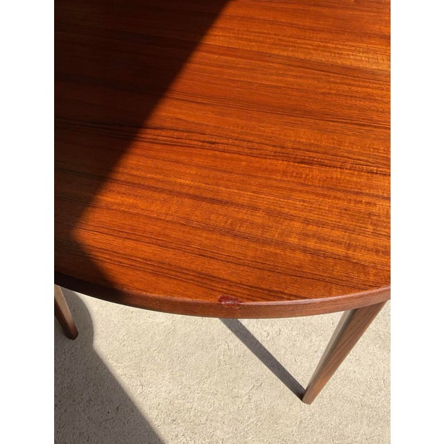 Danish Extendable Dining Table in Teak For Sale - Image 16 of 17