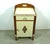 Art Nouveau Bedside Table in Cream-White Natural Oak with Carrara Marble Top, 1910s For Sale - Image 3 of 9