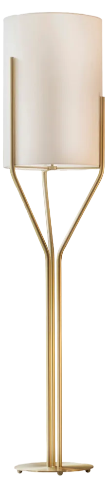 Arborescence Satin Brass Floor Lamp by Hervé Langlais