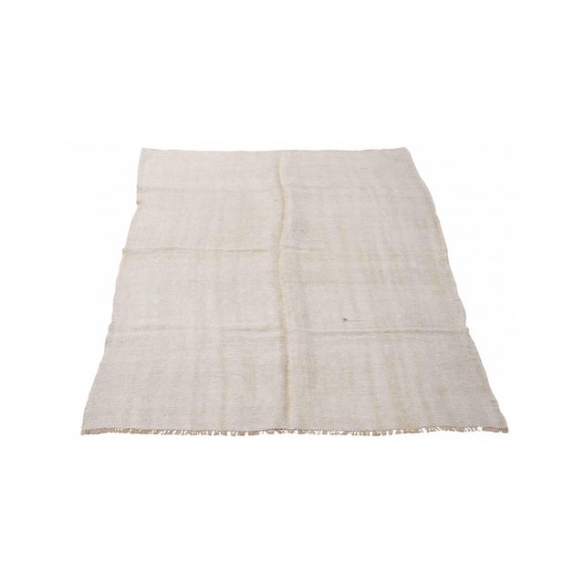 Modern Vintage Modern Hemp Kilim Rug - 5`3″ X 10`0″ Ft. For Sale - Image 3 of 6