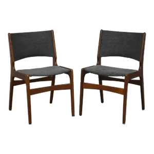 1960s Erik Buch Dining Chairs - a Pair