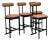 Michael Oren Design Porter Place Style Swivel Counter Stools, Set of Four For Sale
