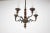 1950s Vintage Brass Chandelier, 1950s For Sale - Image 5 of 10