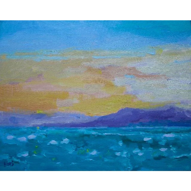 Modern Coastal Sunsets — Seascape Oil Painting For Sale