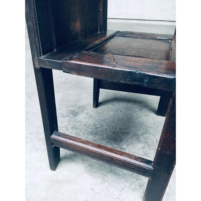 Brown 19th Century Primitive Folk Art Armchair For Sale - Image 8 of 18