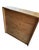 Vintage Mid Century Modern Style Wood Open Bookshelf Display Shelf For Sale - Image 9 of 10