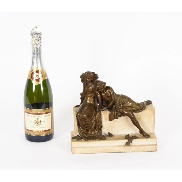 Carl Kauba, Figurative Sculpture, 1890s, Bronze on Marble For Sale - Image 12 of 15