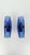 Italian Sconces in Chrome and Blue Beveled Glass from Veca, 1970s, Set of 2 For Sale - Image 14 of 15