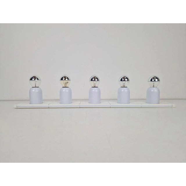 Vintage Space Age Domino Wall Lamp in White, by Targetti Sarkey, 1970s For Sale - Image 13 of 13