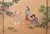 C. 1800s Edo to Meiji Era "The Tale of Genji", Japanese Yamato-E Style Byobu Screen For Sale - Image 10 of 18