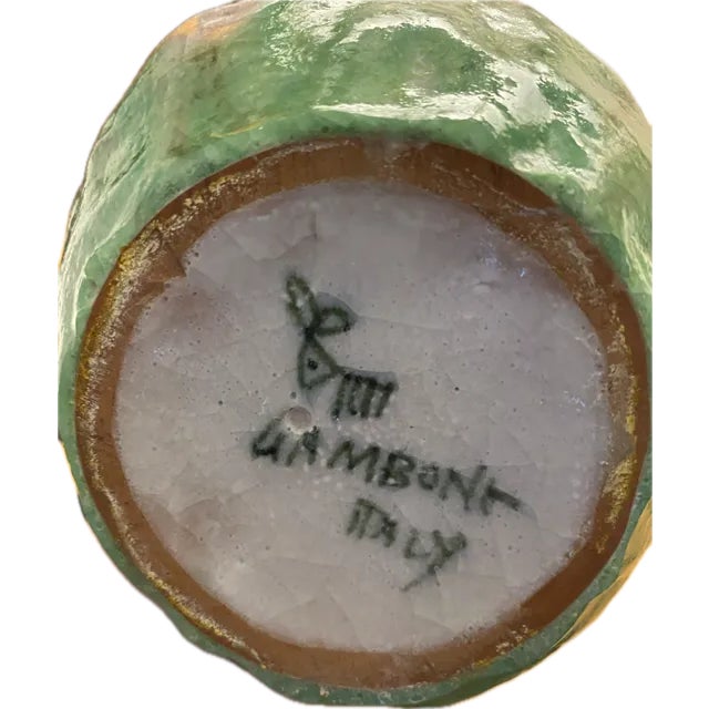 Guido Gambone Hand Thrown Italian Vase by Guido Gambone, Signed For Sale - Image 4 of 12