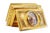 Jewelry Box in Gilded Silver with Engraved Plant Motifs, in Good conditions. Designed 1920 to 1949