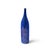 Glass Gertrud and Otto Natzler Mid Century Lapis Blue Glaze Cylindrical Tall Bottle For Sale - Image 7 of 8