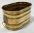 Vintage Oval Brass Lion Handled Planter For Sale - Image 4 of 8