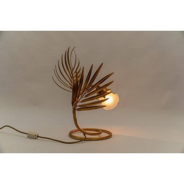 Hollywood Regency Palm Table Lamp from Hans Kögl, 1970s For Sale - Image 11 of 14